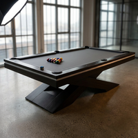 Meridian Atelier X-Frame 8-Foot Designer Pool Table — Studio Shot