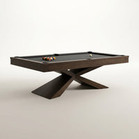 Meridian Atelier X-Frame 8-Foot Designer Pool Table — Studio Shot