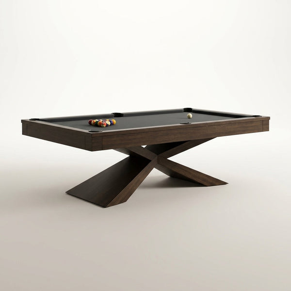 Meridian Atelier X-Frame 8-Foot Designer Pool Table — Studio Shot