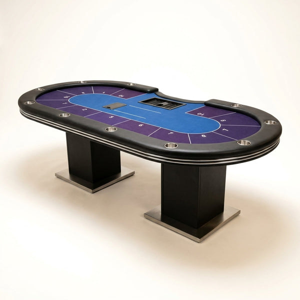 RoyalFlush Pro Dealer Poker Table — Studio Shot