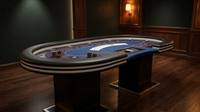 RoyalFlush Pro Dealer Poker Table — Lifestyle