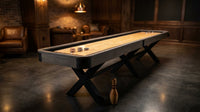 TimberLine Elite X Shuffleboard & Bowling Combo Table — Lifestyle