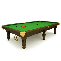 Professional Snooker Table Built for Tournament Play, 12-Foot Match Grade, Precision Slate, Hand-Finished Wood
